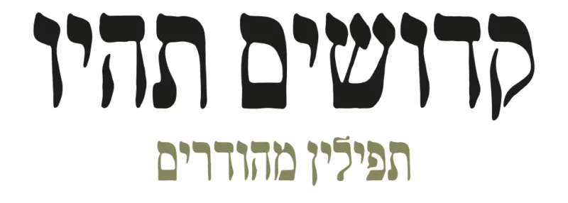 קדושים תהיו תפילין מהודרים תשמישי קדושה בראש העין חנות תפילין פסגות אפק